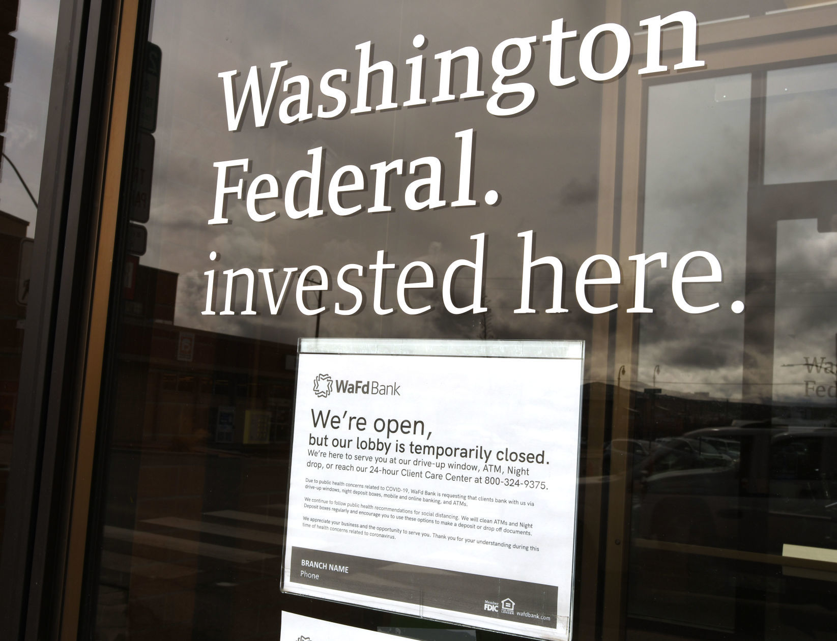 Bank Takes Precaution